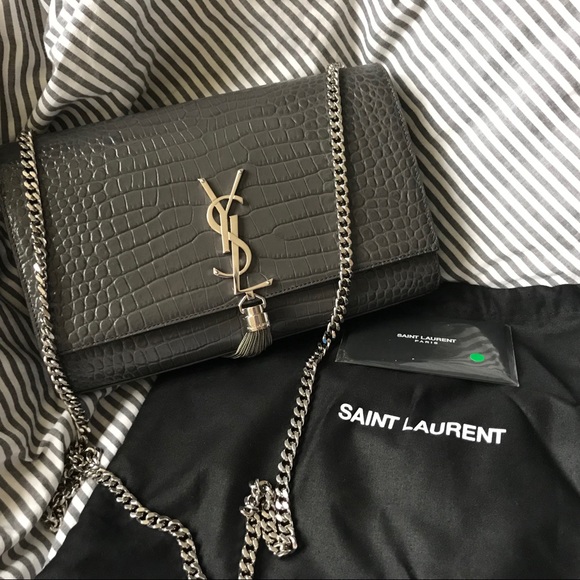 ysl clutch with chain